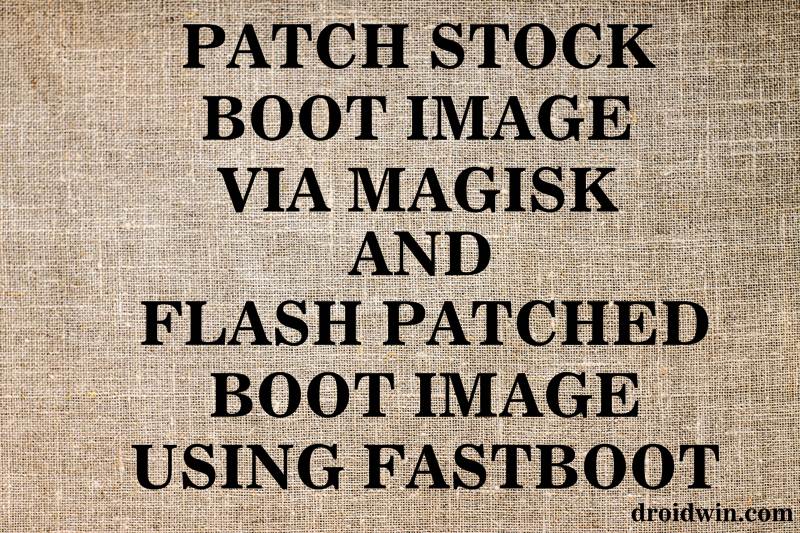 Прошить образ pboot через magisk и прошить через fastboot