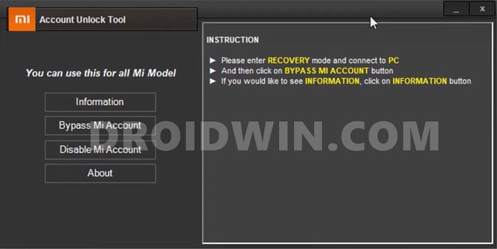 How to Bypass Xiaomi Account Verification via Mi Unlock Tool - DroidWin