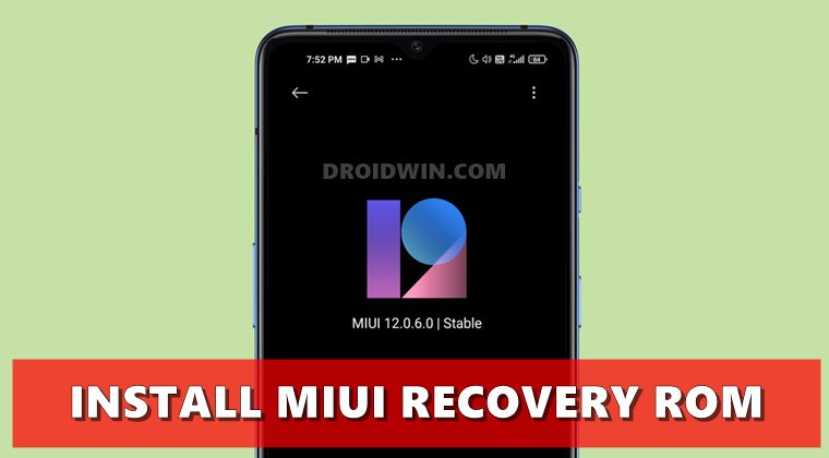 MIUI Recovery 5.0. MIUI Recovery.
