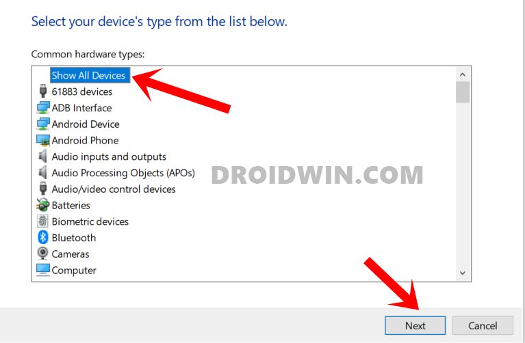 Download and Install Android USB Drivers DroidWin
