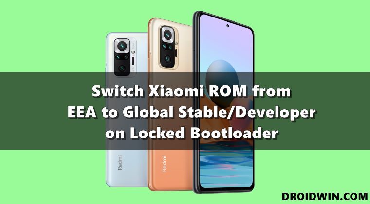 Переключите ПЗУ Xiaomi с EEA на Global Stable или Developer на заблокированном загрузчике