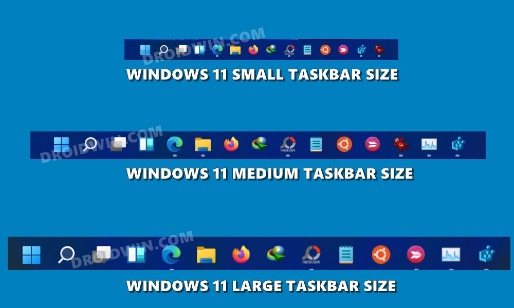 How to Change Taskbar Size in Windows 11   DroidWin - 49