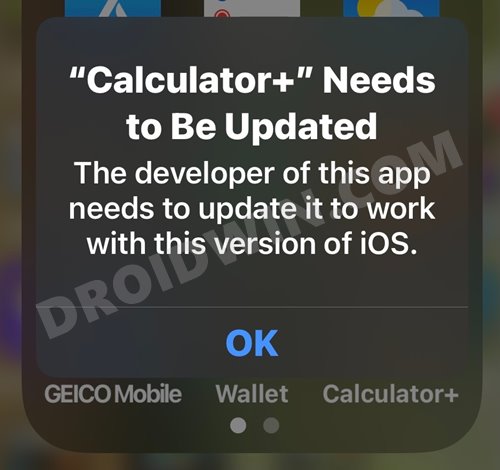 исправить калькулятор+, не работающий на iPhone