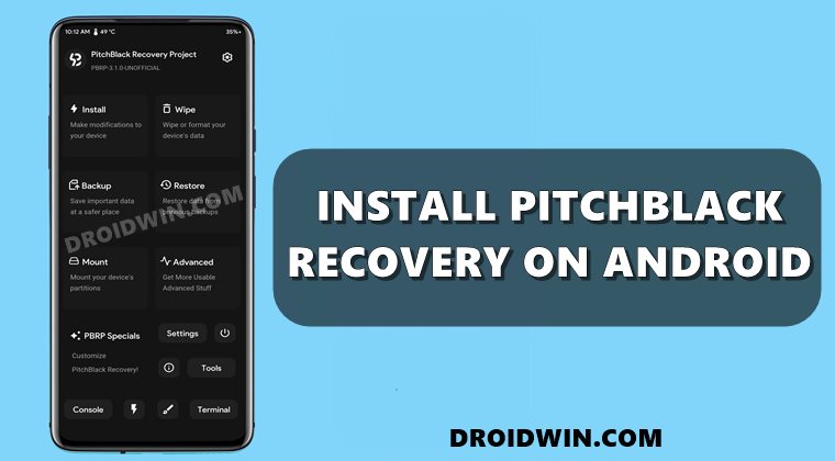 Как установить PitchBlack Recovery на Android