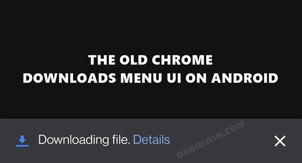 вернуть старое меню загрузки Chrome Android