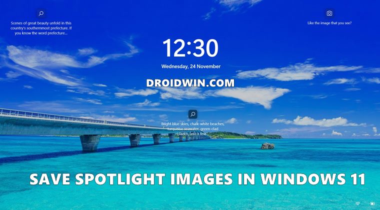 How to Save Spotlight/Lock Screen Images in Windows 11 - DroidWin