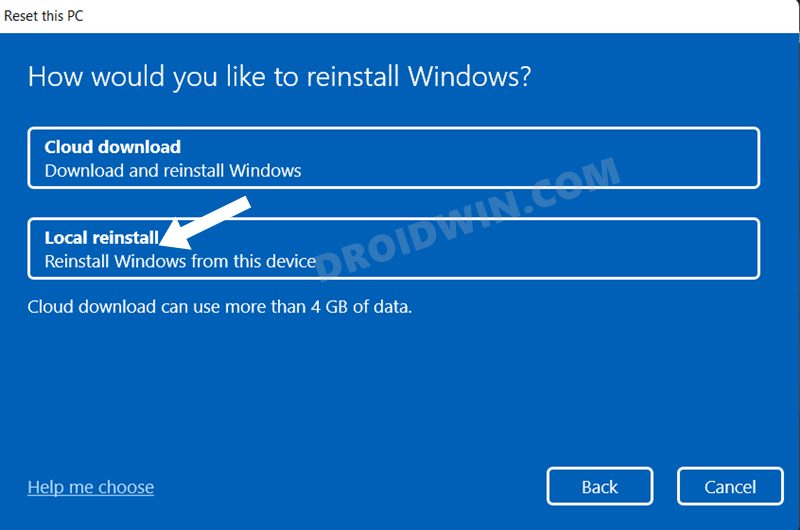 исправить зависание обновления Windows 11