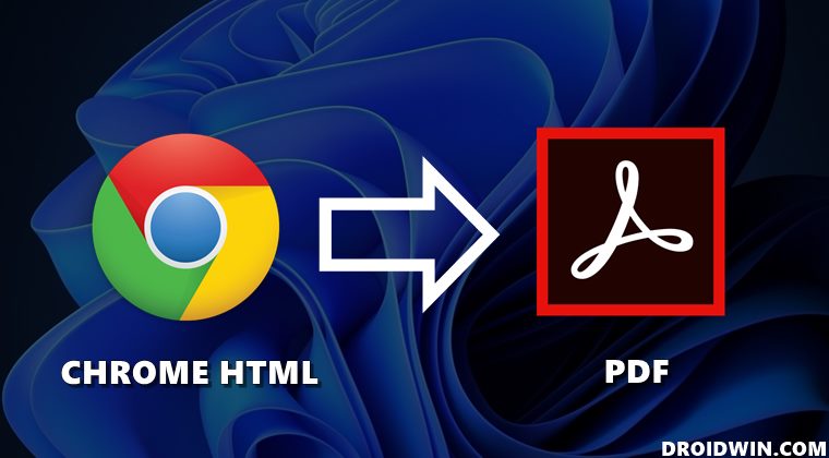 PDF-файлы отображаются как HTML-файлы Chrome в Windows