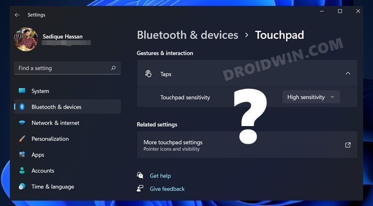 Touchpad Gestures Missing in Windows 11: How to Fix - DroidWin