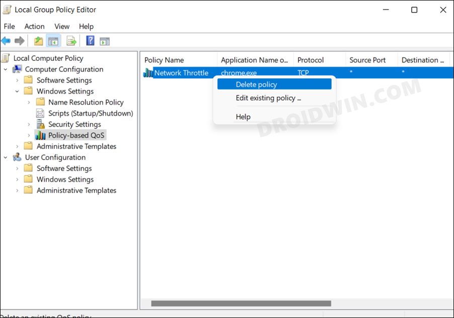 Ограничение скорости загрузки в Windows 11