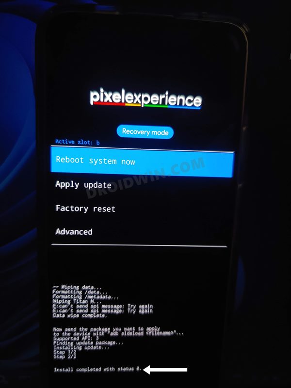 install pixel experience rom