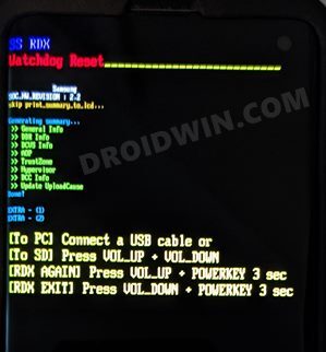 Samsung stuck in SS RDX Watchdog Reset Mode  How to Fix   DroidWin - 67
