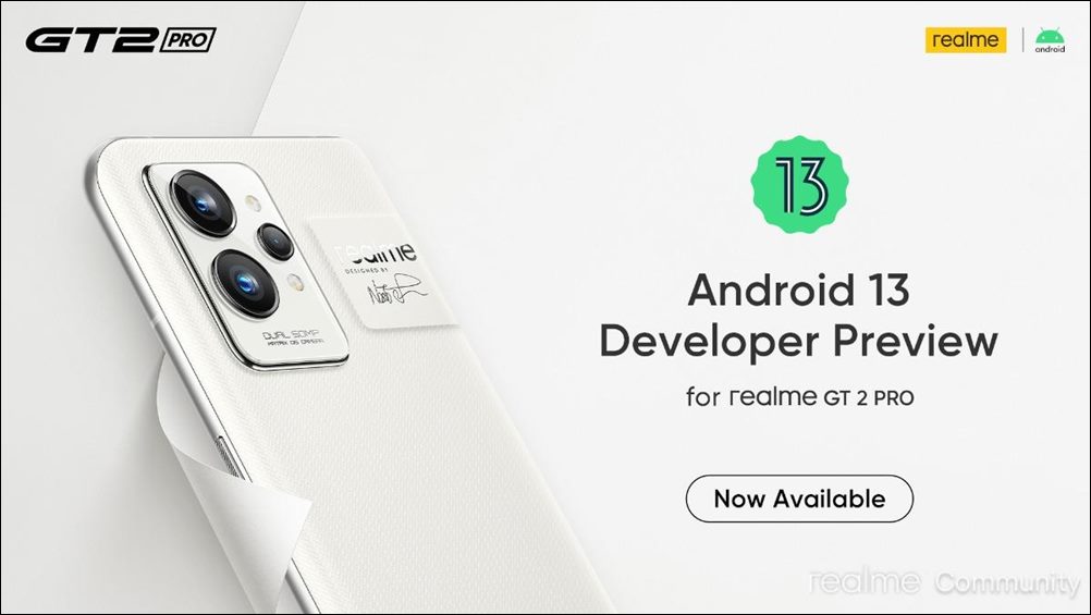 Понизьте версию Realme GT 2 Pro с Android 13 до Android 12