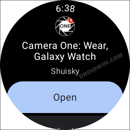 Доступ к камере Galaxy Watch 4