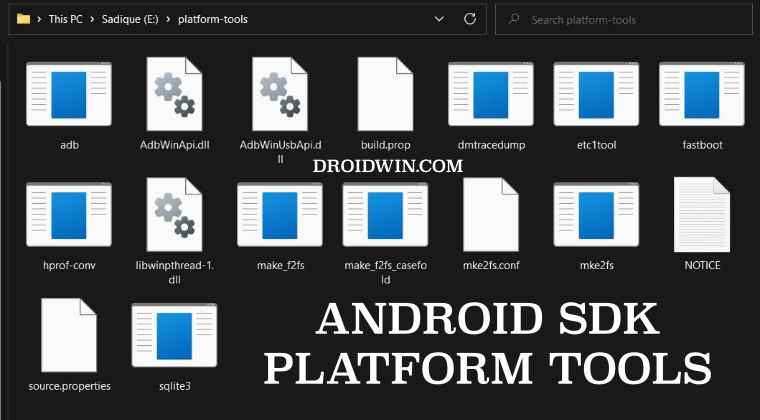 download sdk platform-tools for windows