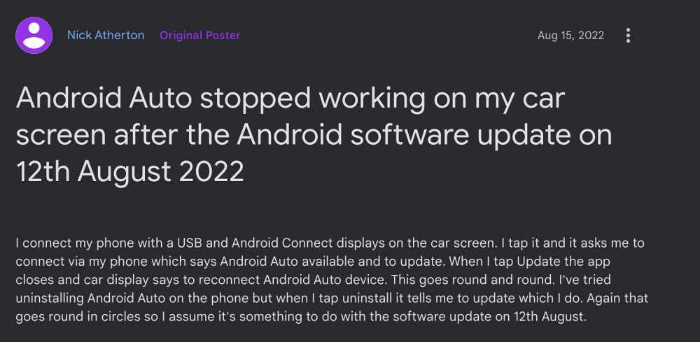 Android Auto не работает с Samsung
