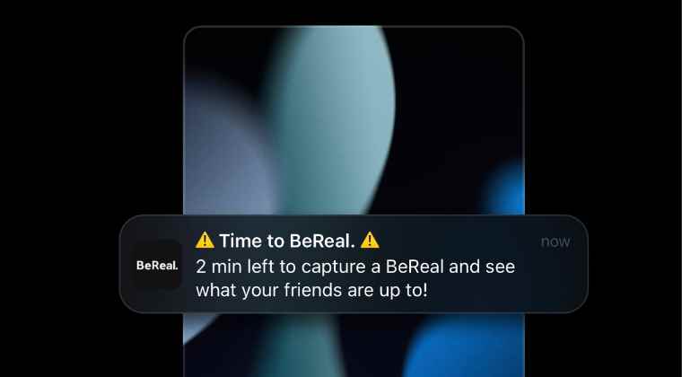 Уведомление Time to BeReal не появляется