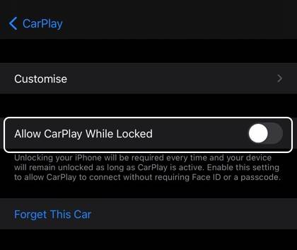 CarPlay не работает iOS 16