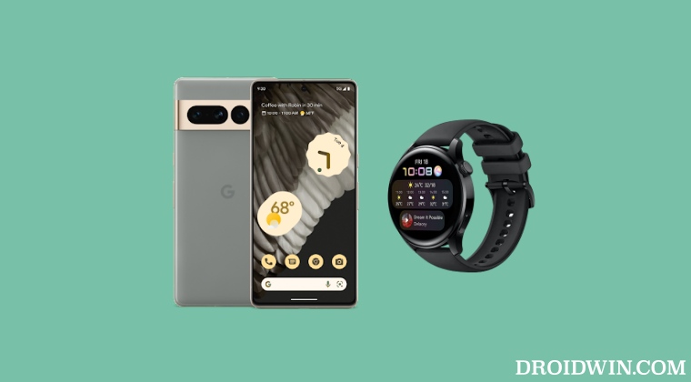 Huawei Watch 3 синхронизируется с Pixel 7 Pro