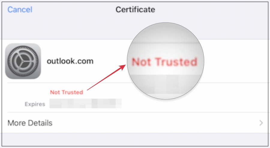 Сертификат iOS 16 не является доверенным