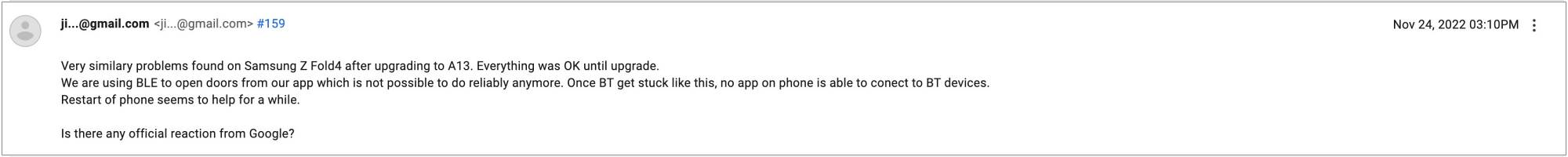 Bluetooth-устройства Android 13 не сохраняются